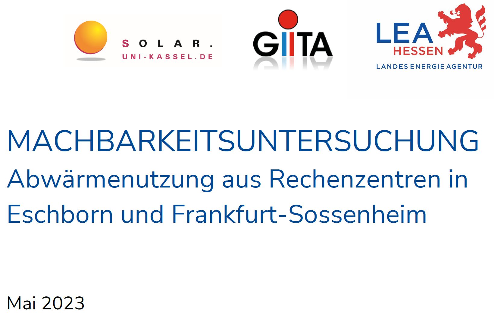 LEA-Studie 2023: Abwärme aus Frankfurt-Sossenheim kann Eschborn-Süd komplett dekarbonisieren